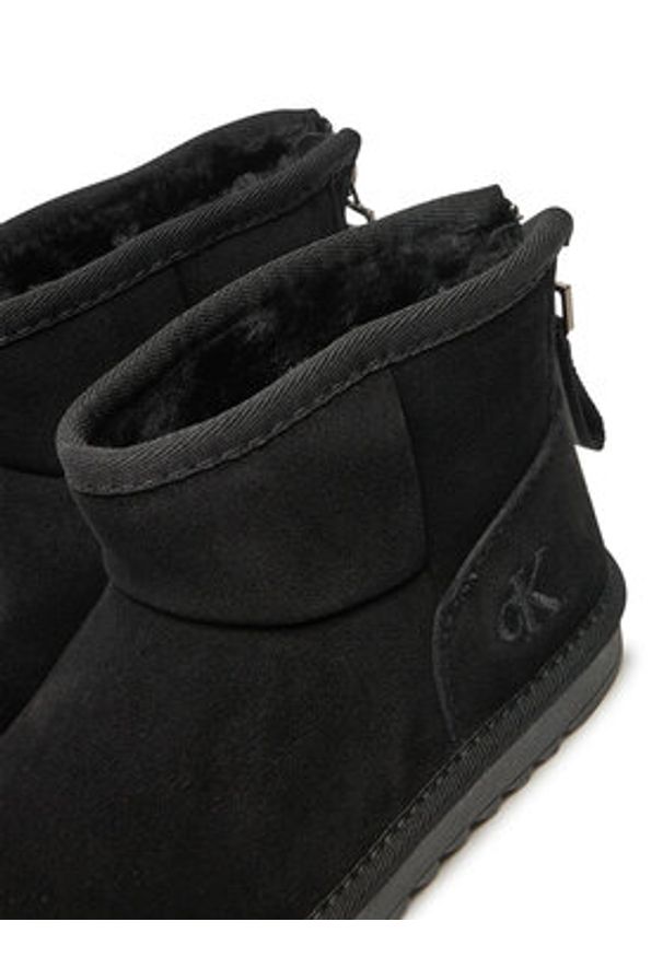 Calvin Klein Jeans Śniegowce Fur Boot V3A5-81036-0187 S Czarny. Kolor: czarny. Materiał: zamsz, skóra