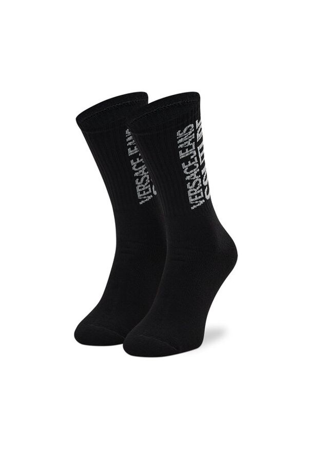 Skarpety Wysokie Męskie Versace Jeans Couture. Kolor: czarny