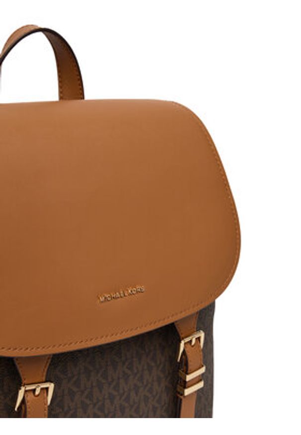 MICHAEL Michael Kors Plecak Quinn 30T5GQNB2B Brązowy. Kolor: brązowy. Materiał: skóra