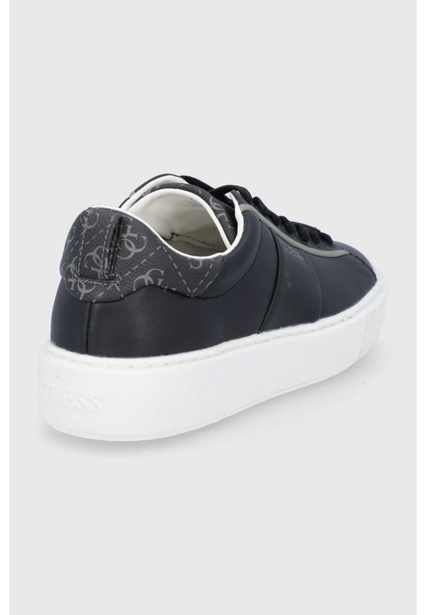 Guess - Buty. Zapięcie: sznurówki. Kolor: czarny. Materiał: guma