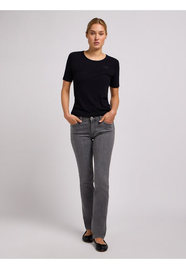 Lee - LEE DAMSKIE SPODNIE JEANSOWE LEE ELLY ASH STONE 112349598