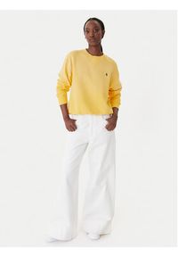 Polo Ralph Lauren Bluza 211971697504 Żółty Relaxed Fit. Typ kołnierza: polo. Kolor: żółty. Materiał: bawełna #2