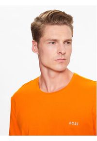 BOSS - Boss T-Shirt 50469605 Pomarańczowy Regular Fit. Kolor: pomarańczowy. Materiał: bawełna #4