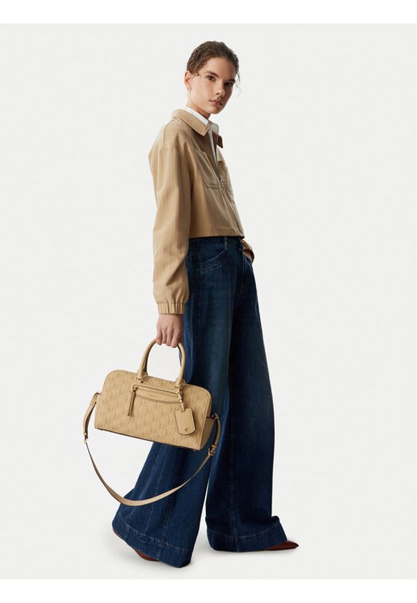 MICHAEL Michael Kors Torebka 30S6GTVS6L Beżowy. Kolor: beżowy. Materiał: skórzane
