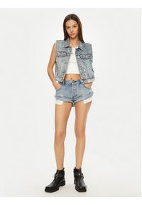 One Teaspoon Kamizelka 26832 Niebieski Regular Fit. Kolor: niebieski. Materiał: bawełna #2