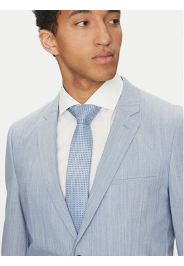 Hugo - HUGO Garnitur Arti/Hesten232X 50540341 Błękitny Extra Slim Fit. Kolor: niebieski. Materiał: syntetyk