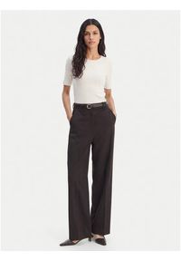 Calvin Klein T-Shirt Varigated LV044F211G Écru Slim Fit. Kolor: kremowy. Materiał: bawełna #4