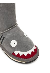 EMU Australia Śniegowce Little Creatures Shark K10589 Szary. Kolor: szary. Materiał: skóra #5