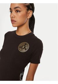 Versace Jeans Couture Sukienka codzienna 77HAOT00 Czarny Regular Fit. Okazja: na co dzień. Kolor: czarny. Materiał: bawełna. Typ sukienki: proste. Styl: casual #4