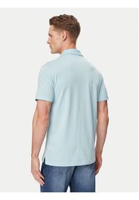 Emporio Armani Polo EM000571 AF20424 U9242 Niebieski Regular Fit. Typ kołnierza: polo. Kolor: niebieski. Materiał: bawełna #3