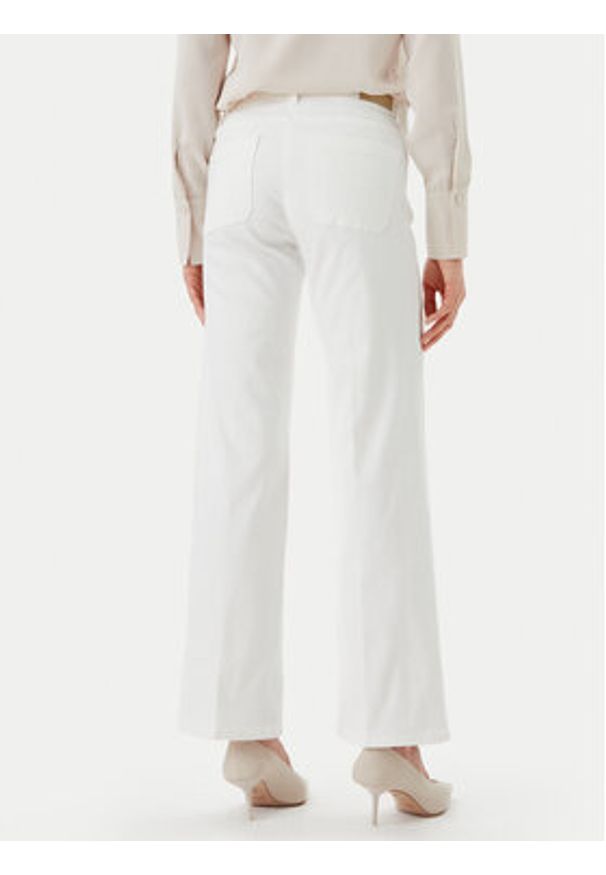 Olsen Jeansy 14002252 Biały Wide Leg. Kolor: biały