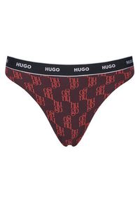 Hugo - HUGO Komplet stringów 50545703 Kolorowy. Materiał: bawełna. Wzór: kolorowy #3