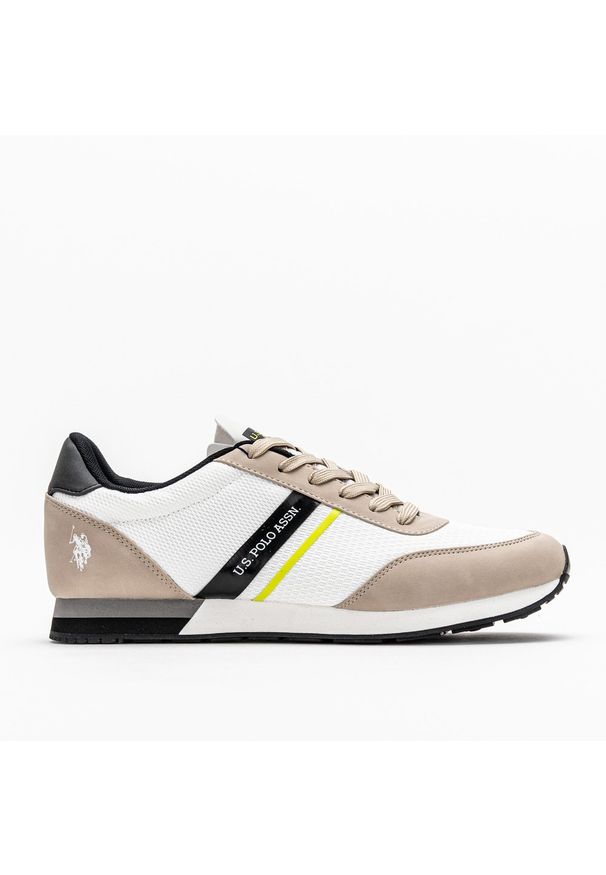 Buty sportowe męskie U.S. Polo Assn. Brandon2 Whi/Bei (WILYS4127S0/MY2). Kolor: biały. Sezon: jesień, lato