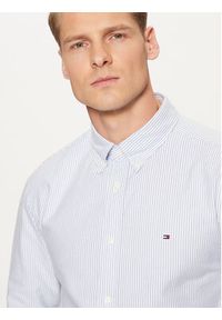 TOMMY HILFIGER - Tommy Hilfiger Koszula MW0MW36238 Niebieski Regular Fit. Kolor: niebieski. Materiał: bawełna #5