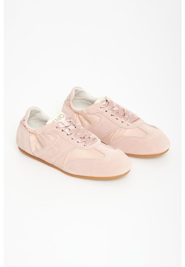 Liu Jo - Sneakersy damskie zamszowe LIU JO. Materiał: zamsz