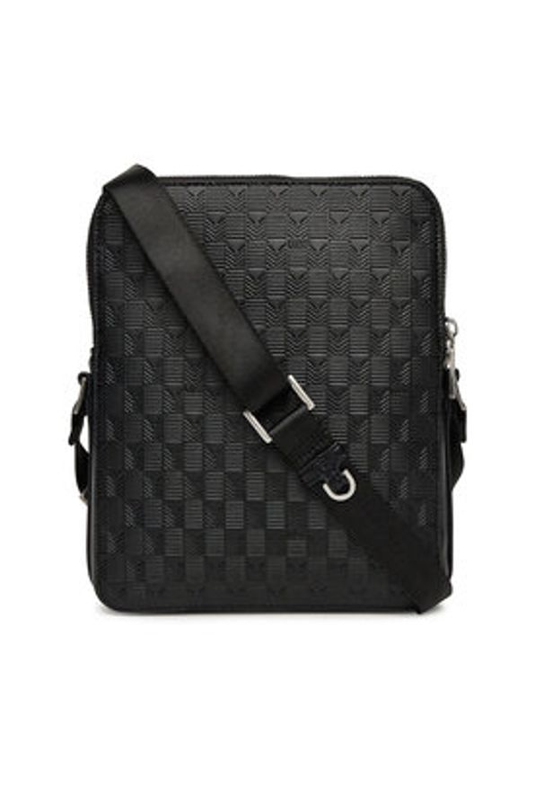 Guess Saszetka HMTODEP5118 Czarny. Kolor: czarny. Materiał: skóra