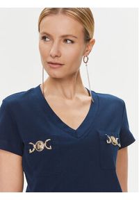 Marciano Guess T-Shirt 4RGP25 6229A Granatowy Regular Fit. Kolor: niebieski. Materiał: bawełna #5