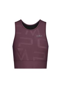 Damski tank top CMP. Kolor: czerwony, wielokolorowy, różowy, brązowy. Długość rękawa: bez rękawów