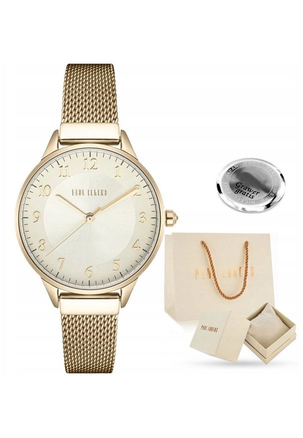 Zegarek damski Paul Lorens RAFINA-4D1 Z GRAWEREM