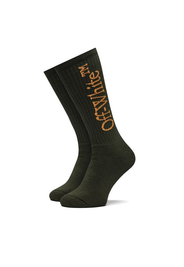 OFF-WHITE - Skarpety długie Off-White. Kolor: zielony