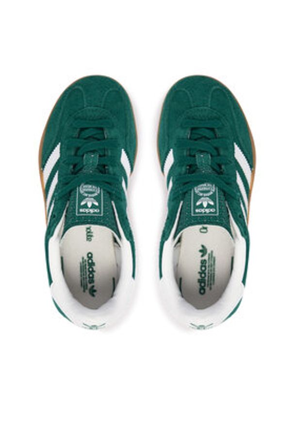 Adidas - adidas Sneakersy Gazelle Indoor IH9134 Zielony. Kolor: zielony. Materiał: zamsz, skóra. Model: Adidas Gazelle