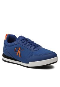 Calvin Klein Jeans Sneakersy Low Profile Oversized Mesh YM0YM00623 Niebieski. Kolor: niebieski. Materiał: materiał