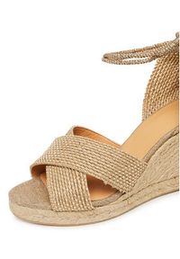 Castañer Espadryle Becca/8/256 025534 Beżowy. Kolor: beżowy. Materiał: materiał #5