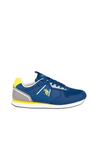 U.S. Polo Assn. Sneakersy "Nobil004" | Nobil004 | Mężczyzna | Niebieski. Kolor: niebieski. Materiał: skóra ekologiczna, materiał. Wzór: aplikacja, nadruk #4
