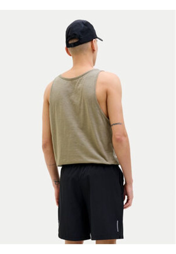 Jack & Jones Tank top Varenna 12273165 Beżowy Regular Fit. Kolor: beżowy. Materiał: bawełna