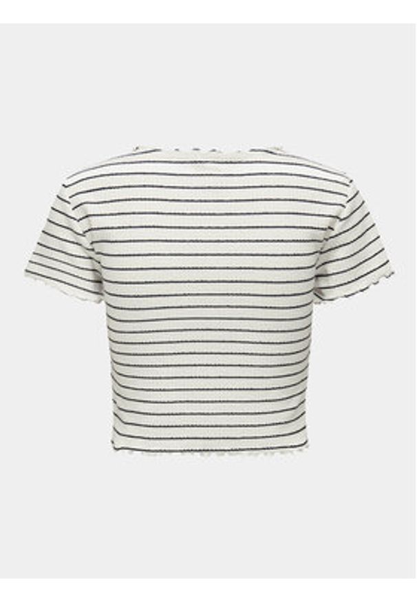 only - ONLY T-Shirt Anits 15253651 Écru Regular Fit. Materiał: syntetyk