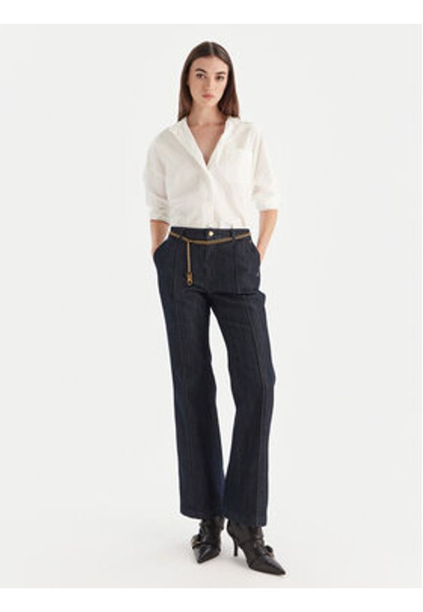 MICHAEL Michael Kors Jeansy MF590HRM24 Granatowy Bootcut Fit. Kolor: niebieski