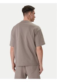 Hugo - HUGO T-Shirt Dinkee 50525765 Beżowy Oversize. Kolor: beżowy. Materiał: bawełna #4