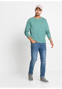 bonprix - Bluzka z długim rękawem (3 szt.). Kolor: zielony. Materiał: jersey. Długość rękawa: długi rękaw. Długość: długie