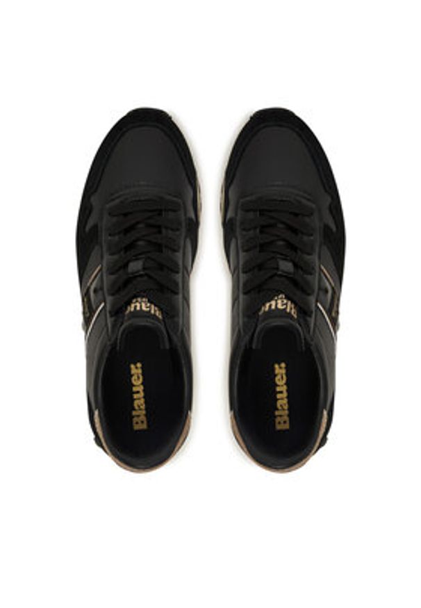 Blauer Sneakersy F5MILLEN03/LES Czarny. Kolor: czarny. Materiał: skóra