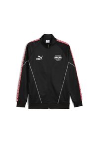 Puma - Męska kurtka RB Leipzig KING Anthem PUMA. Kolor: czerwony, czarny, wielokolorowy. Sport: bieganie