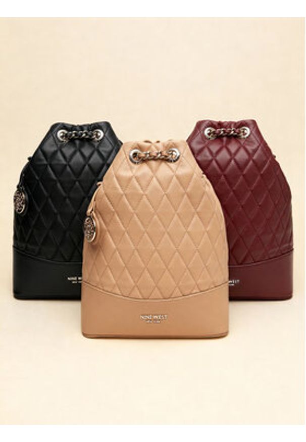 Nine West Plecak CEO-KANSAS-JH5824-NW Beżowy. Kolor: beżowy. Materiał: materiał