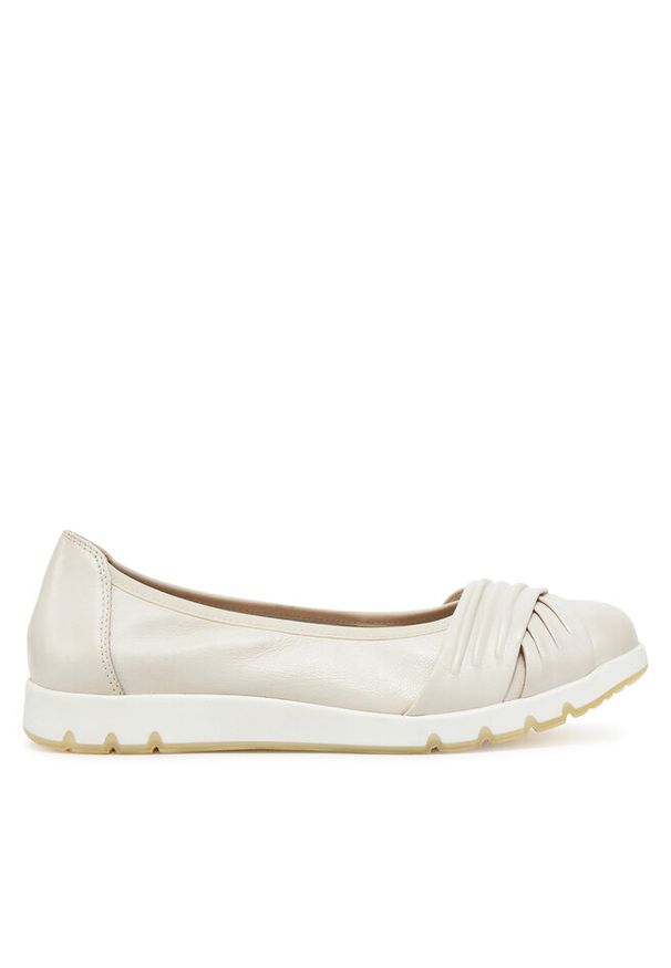 Baleriny Caprice. Kolor: kremowy