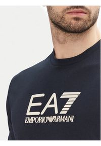 EA7 Emporio Armani T-Shirt 7M000224 AF10375 MB122 Granatowy Regular Fit. Kolor: niebieski. Materiał: bawełna #5
