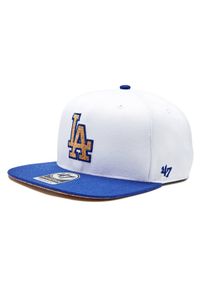 47 Brand Czapka z daszkiem MLB Los Angeles Dodgers Corkscrew 47 CAPTAIN B-CORKS12WBP-WH Biały. Kolor: biały. Materiał: materiał