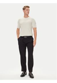BOSS T-Shirt H-Ianni 50543161 Écru Regular Fit. Materiał: bawełna