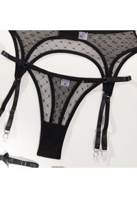 Intica - Komplet bielizny z delikatnych materiałów na romantyczne wieczory Carmelita. Kolor: czarny. Materiał: materiał #5