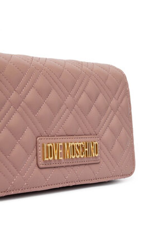 Love Moschino - LOVE MOSCHINO Torebka JC4079PP0OLA0600 Różowy. Kolor: różowy. Materiał: skórzane