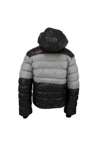 PEAK MOUNTAIN - Dziecięca kurtka puchowa Peak Mountain Ecaptin. Kolor: wielokolorowy, szary, czarny. Materiał: puch. Sezon: zima. Sport: narciarstwo #2