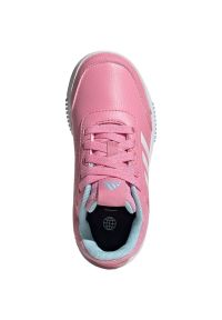 Adidas - Buty adidas Tensaur Sport 2.0 K Jr GX9771 różowe. Okazja: na uczelnię. Kolor: różowy. Materiał: guma, syntetyk, skóra, materiał. Szerokość cholewki: normalna