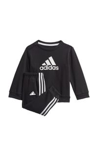 Adidas - Badge of Sport French Terry Jogger. Okazja: na uczelnię. Kolor: czarny, biały, wielokolorowy. Materiał: dresówka. Styl: sportowy