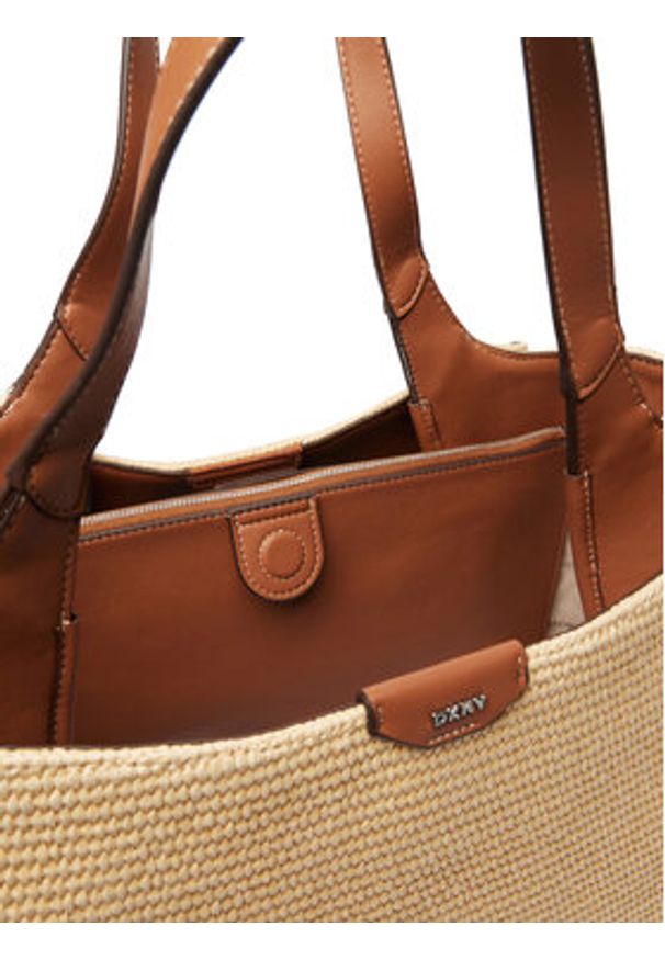 DKNY Torebka Willa Tote R61AOG32 Beżowy. Kolor: beżowy