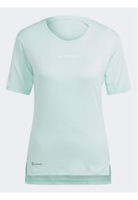 Adidas - adidas Koszulka techniczna Terrex Multi T-Shirt HZ6258 Turkusowy Regular Fit. Kolor: turkusowy. Materiał: syntetyk #9