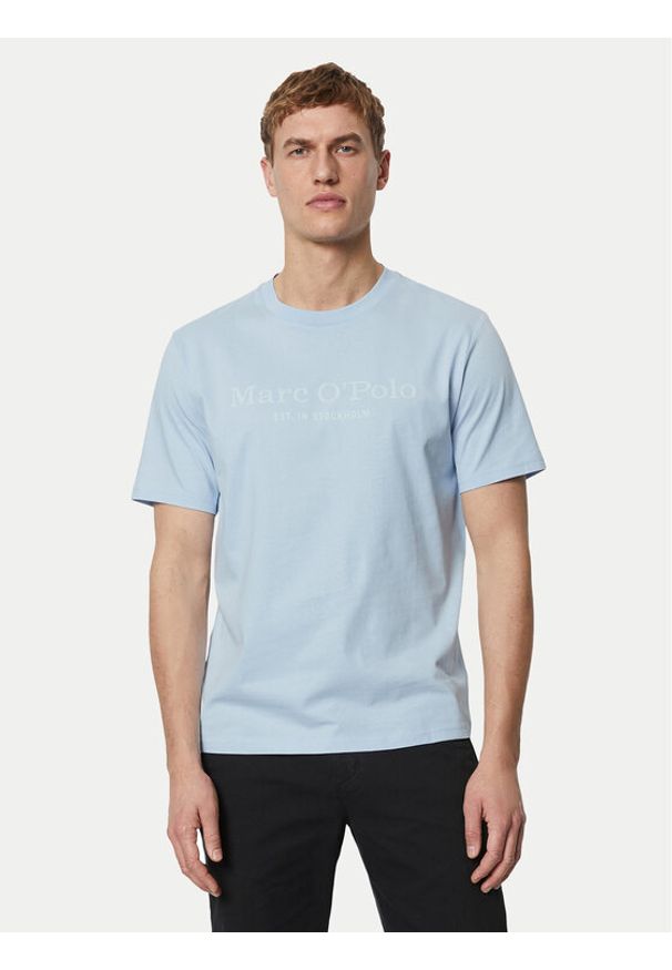 Marc O'Polo T-Shirt 423 2012 51052 Niebieski Regular Fit. Typ kołnierza: polo. Kolor: niebieski. Materiał: bawełna