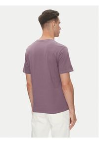 Pepe Jeans T-Shirt Eggo N PM508208 Fioletowy Regular Fit. Kolor: fioletowy. Materiał: bawełna