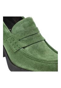 Zielone Półbuty Nessi Eleganckie Buty Damskie. Kolor: zielony. Styl: elegancki #3